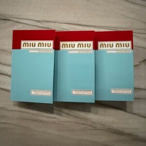 Miu Miu Eau de Parfum Sample Spray 1.2ml Lot of 3